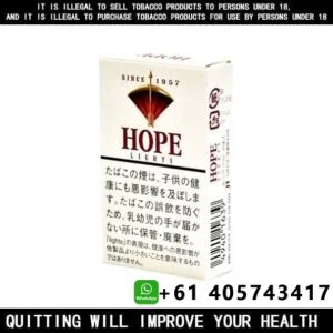 Hope Cigarettes Lights 9mg 10 Pack Price In Australia