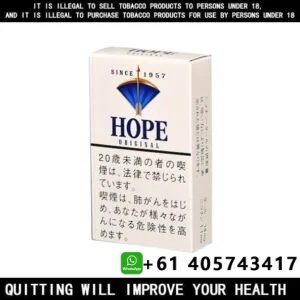 Hope Cigarettes Original 14mg 10 Pack Price In Australia