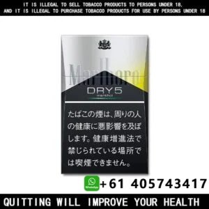 Marlboro Dry 5 Lemon Menthol Cigarettes 10 Pack