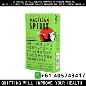 Natural American Spirit Cigarettes organic mint 5mg 10 Pack Price