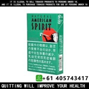 Natural American Spirit Cigarettes organic mint 9mg 10 Pack Price
