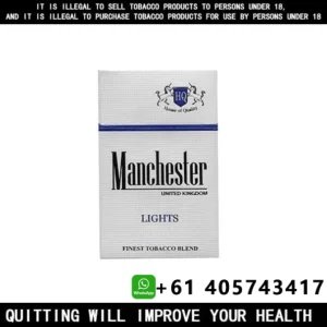 Manchester Cigarettes light 10 Pack Price in Australia